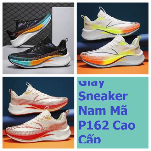 Giày Sneaker Nam Mã P162 Phong Cách Hàn Quốc Trẻ Trung Năng Động Cao Cấp - Giày Đi Học Đi Chơi Chính Hãng