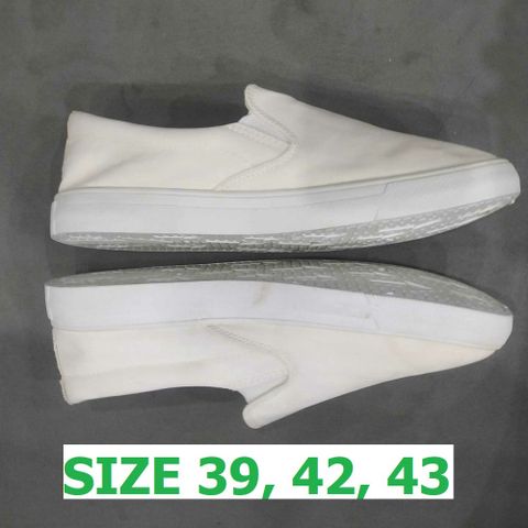 Giày Lười Nam Slip-on G16 Trắng Thời Trang Đẹp, Xả Kho Giá Rẻ, Số Lượng Ít, Hàng Chất Lượng - Ảnh Thật 100%