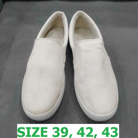Giày Lười Nam Slip-on G16 Trắng Thời Trang Đẹp, Xả Kho Giá Rẻ, Số Lượng Ít, Hàng Chất Lượng - Ảnh Thật 100%