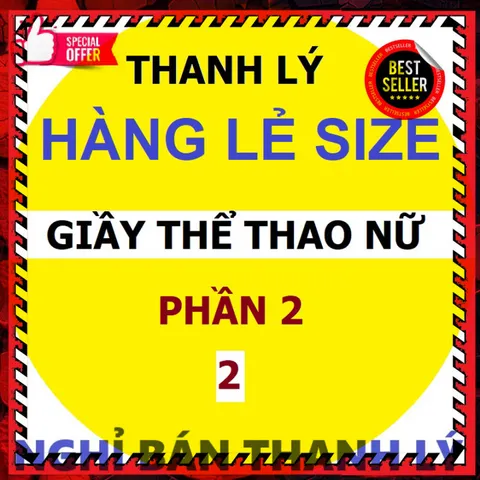 Giày thể thao sneaker nữ thanh lý size nhỏ - Mẫu mới đẹp, tồn kho giá sốc - Giày chất lượng đảm bảo, giao hàng nhanh chóng