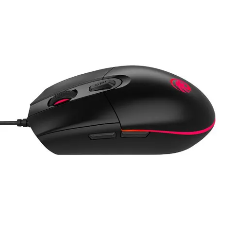 Chuột Chơi Game F102 RGB 3500DPI Ergonomic - Thiết Kế Nhỏ Gọn Đen Trắng, Phù Hợp Cho Game Thủ và Văn Phòng