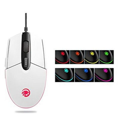 Chuột Gaming Fmouse F102 RGB 3500DPI Ergonomic - Chuột Chơi Game Nhỏ Gọn, Tùy Chỉnh LED, Phần Mềm Hỗ Trợ, Khiến Game Thủ Thoải Mái