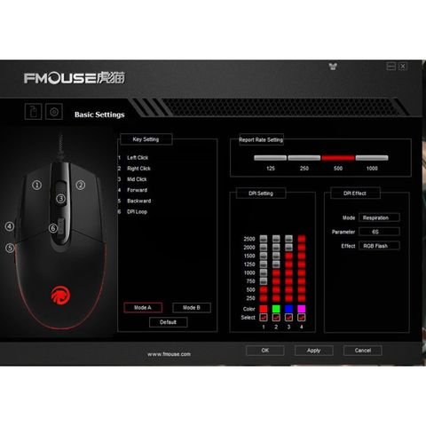 Chuột Gaming Fmouse F102 RGB 3500DPI Ergonomic - Chuột Chơi Game Nhỏ Gọn, Tùy Chỉnh LED, Phần Mềm Hỗ Trợ, Khiến Game Thủ Thoải Mái