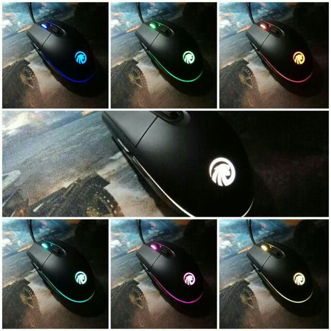 Chuột Gaming Fmouse F102 RGB 3500DPI Ergonomic - Chuột Chơi Game Nhỏ Gọn, Tùy Chỉnh LED, Phần Mềm Hỗ Trợ, Khiến Game Thủ Thoải Mái