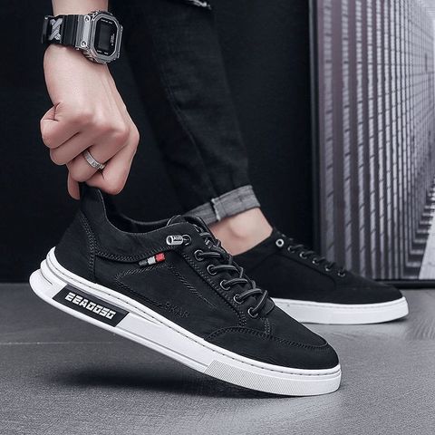 Giày Thể Thao Nam BKARR Dệt Vải Thời Trang Dây Buộc Thông Minh - Size 39-43, Phù Hợp Đi Học, Đi Chơi, Đi Làm