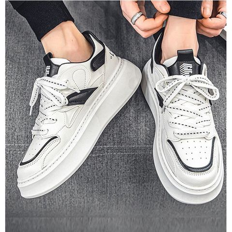 Giày thể thao nam sneakers đế bằng Hàn Quốc GH28 thời trang mới, dễ phối đồ cho học sinh và đi chơi
