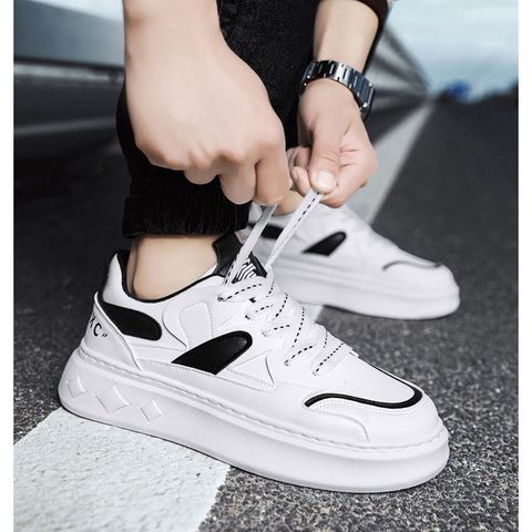 Giày thể thao nam sneakers đế bằng Hàn Quốc GH28 thời trang mới, dễ phối đồ cho học sinh và đi chơi