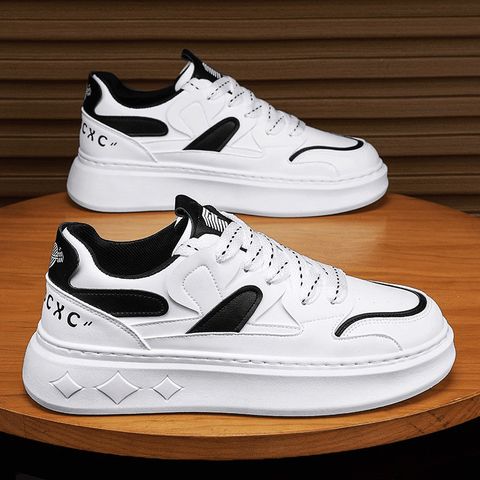 Giày Thể Thao Nam Sneakers Đế Bằng Hàn Quốc Mã GH28 - Thời Trang Mới Dễ Phối Đồ, Siêu Hack Dáng, Đi Học Đi Chơi