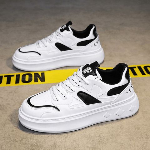 Giày Thể Thao Nam Sneakers Đế Bằng Hàn Quốc Mã GH28 - Thời Trang Mới Dễ Phối Đồ, Siêu Hack Dáng, Đi Học Đi Chơi