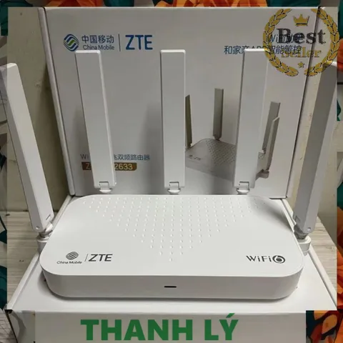 ⭐ ⭐ ⭐ Bộ Phát Router Wifi6 ZTE E2633 chuẩn AX3000 Mbps - Có MESH 2 Băng Tần WiFi Xuyên Tường WiFi 6 Chính hãng ( Mới 100