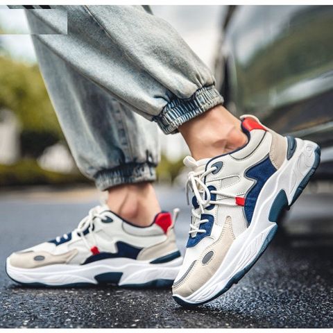 Giày Sneaker Nam Tăng Chiều Cao Mã 027 - Thời Trang Đế Êm Chắc Chân Dễ Phối Đồ Cho Đi Học, Đi Chơi, Đi Làm