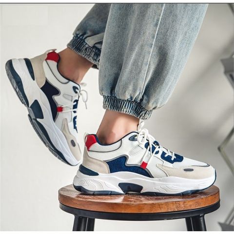 Giày Sneaker Nam Tăng Chiều Cao Mã 027 - Thời Trang Đế Êm Chắc Chân Dễ Phối Đồ Cho Đi Học, Đi Chơi, Đi Làm