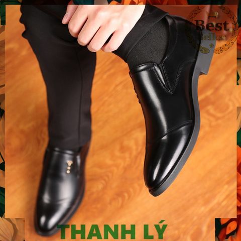 Giày da PU nam công sở mũi nhọn thời trang - Đi êm chân, dễ phối đồ, chất lượng cao, đầy đủ size, khẳng định phong cách nam tính.