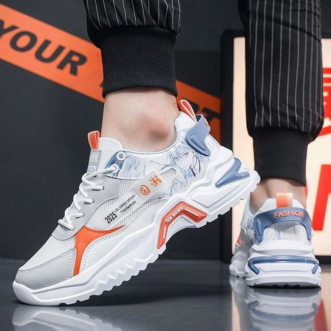 Giày Thể Thao Sneaker Nam TIDE SHOESS Gót Hình Người Thời Trang Mới - Đi Học, Đi Chơi, Dễ Phối Đồ, Chất Lượng Cao