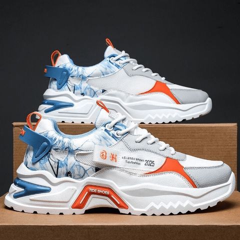Giày Thể Thao Sneaker Nam TIDE SHOESS Gót Hình Người Thời Trang Mới - Đi Học, Đi Chơi, Dễ Phối Đồ, Chất Lượng Cao