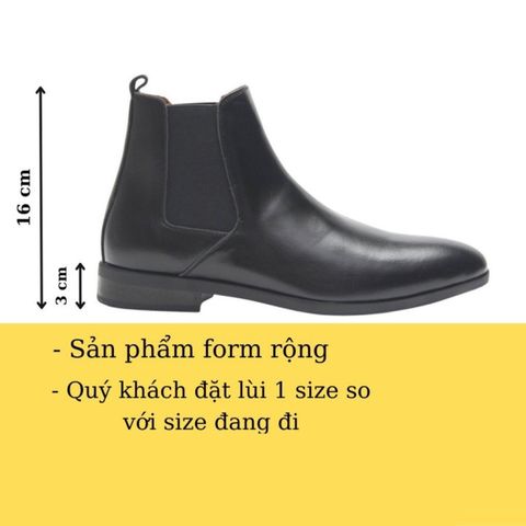 Giày Boots Nam Chelsea Classic - Đế Khâu Sang Trọng, Thời Trang Dễ Phối, Chống Trơn Trượt, Dành Cho Phong Cách Hiện Đại