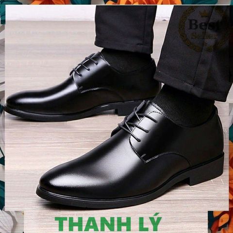 Giầy Tây Nam Buộc Dây HM07 - Phong Cách Công Sở Thời Thượng, Dễ Phối Đồ, Thời Trang Lịch Lãm Cho Nam Giới