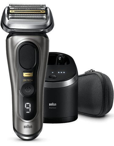 Máy cạo râu BRAUN Series 9 Pro+ 9566cc - Công nghệ AutoSense, Trạm làm sạch 6 trong 1, Chất lượng Đức, Cạo ướt và khô, Đầu cạo 5+1 tiên tiến