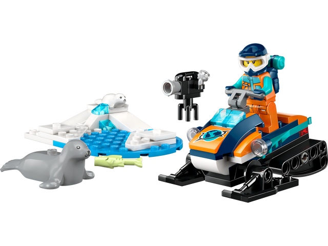 Đồ chơi lắp ghép LEGO chính hãng City Arctic Explorer Snowmobile 60376 - 70 mảnh ghép 240822