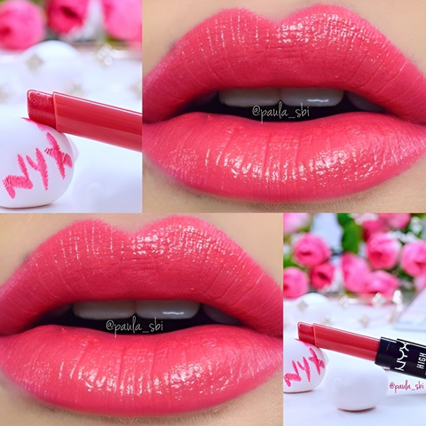 Son siêu mịn NYX High Voltage Lipstick 2.5g - Màu đỏ hồng 14 Ragstoriches - Son dưỡng môi nhẹ, bền màu, phong cách trẻ trung, quyến rũ.