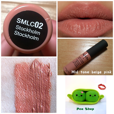 Son mini NYX Soft Matte Lip Cream - SMLC 02 Stockholm - màu nude 240832