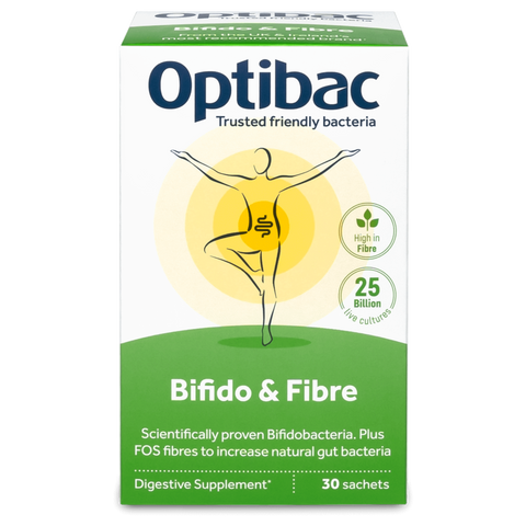 (Hàng nhập khẩu) Men vi sinh Optibac Bifido & Fibre bổ sung lợi khuẩn cho bé 30 gói