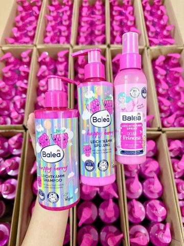 Dầu gội xả Balea Công chúa cho bé Gái, Mẫu mới