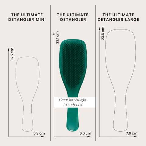 Lược Tangle Teezer Ultimate Detangler - Gỡ Rối Tóc Ướt Tối Ưu, Giảm Gãy Rụng Tóc, Phù Hợp Tóc Thẳng và Xoăn