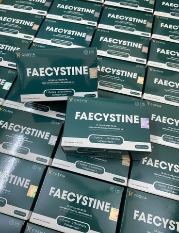 Viên Uống Trắng Da Faecystine Hỗ Trợ Làm Đẹp Da, Ngăn Ngừa Mụn, Giảm Thâm Mụn - Hộp 60 Viên