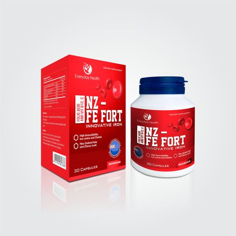 Viên Sắt Hữu Cơ New Zealand NZ FE Fort - 30 Viên