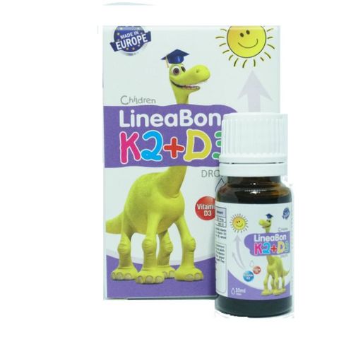 (Hàng nhập khẩu) LineaBon K2+D3 dạng nhỏ giọt 10ml cho bé 
