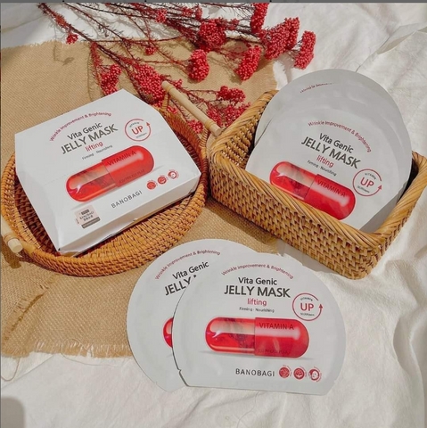 Combo 10 miếng Mặt Nạ Banobagi Vita Genic Lifting Jelly (Vitamin A)