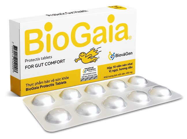(Hàng nhập khẩu) Men vi sinh cho bà bầu Biogaia Protectis 10 viên