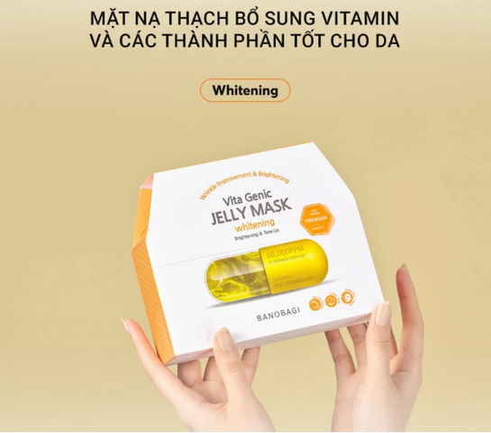 Mặt nạ Banobagi Vita Genic Jelly Mask Whitening Vitamin C ( cam) 