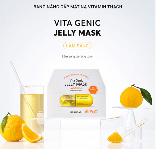 Mặt nạ Banobagi Vita Genic Jelly Mask Whitening Vitamin C ( cam) 