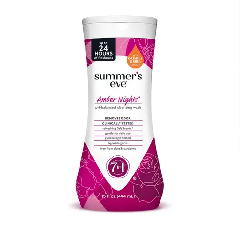 Dung dịch vệ sinh phụ nữ Summer's Eve Amber night 444ml