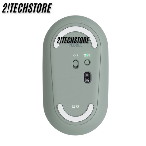 Chuột Không Dây Logitech M350 Pebble Silent Xanh Lá - Chuột Văn Phòng Kết Nối Bluetooth và USB, Thiết Kế Nhỏ Gọn, Thời Gian Sử Dụng Lâu