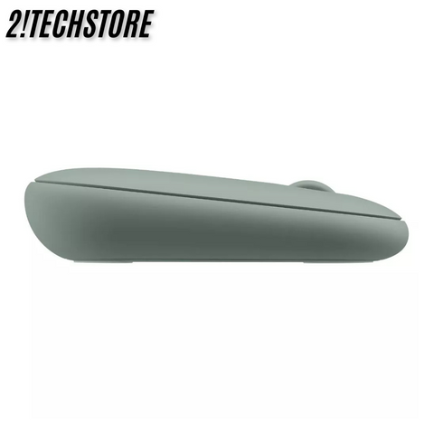 Chuột Không Dây Logitech M350 Pebble Silent Xanh Lá - Chuột Văn Phòng Kết Nối Bluetooth và USB, Thiết Kế Nhỏ Gọn, Thời Gian Sử Dụng Lâu