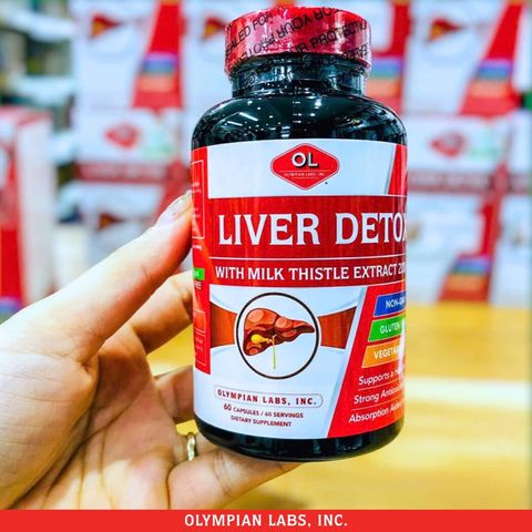 Viên uống Live Detox Olympian Labs - Hỗ trợ chức năng gan, giải độc gan hiệu quả, chống oxy hóa, tăng cường sức khỏe gan