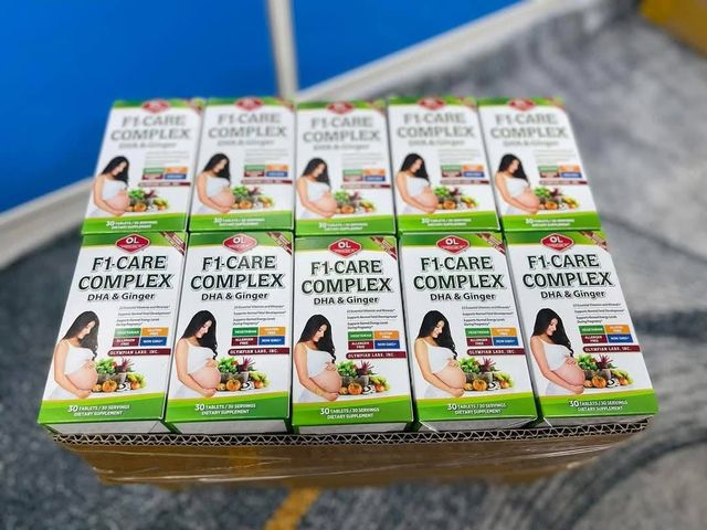 F1-Care Complex - Vitamin Tổng Hợp Chống Nghén Cho Bà Bầu, Hỗ Trợ Sức Khỏe Thai Kỳ, 30 Viên, Olympian Labs