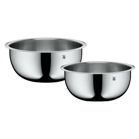 Bộ Bát Inox WMF Kitchen Bowl Set 2 Chiếc - Chất Liệu Cromargan 18/10, Dung Tích 3L & 4L, An Toàn Với Máy Rửa Bát