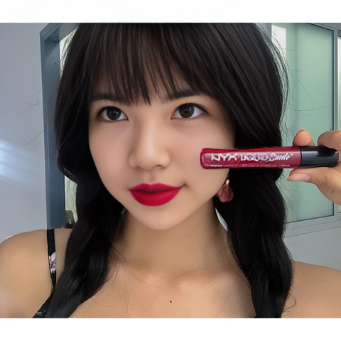 Son kem lì NYX Liquid Suede Cream Lipstick 03 Cherry Skies 240816