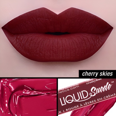 Son kem lì NYX Liquid Suede Cream Lipstick 03 Cherry Skies 240816