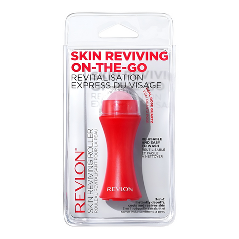 Thanh Lăn Phục Hồi Da Revlon Skin Reviving Rose Quartz Roller - Thiết Bị Chăm Sóc Da Mặt, Làm Dịu Và Tái Tạo Da, Dành Cho Da Nhạy Cảm