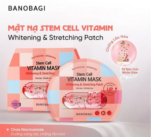 Combo 10 miếng Mặt Nạ Banobagi whitening & stretching patch