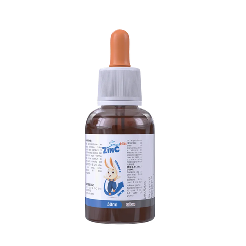 Siro Smartbibi Zinc Hương Cam 30ml - Bổ Sung Kẽm và Vitamin C Tăng Cường Sức Đề Kháng Cho Trẻ Em, Giúp Cải Thiện Biếng Ăn