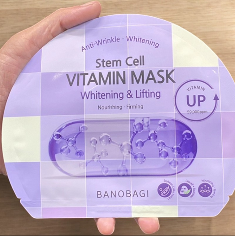 Combo 10 Miếng Mặt Nạ Banobagi Dưỡng Sáng, Săn Chắc Da Tím – Giúp Cải Thiện Độ Đàn Hồi và Sắc Da Từ Hàn Quốc