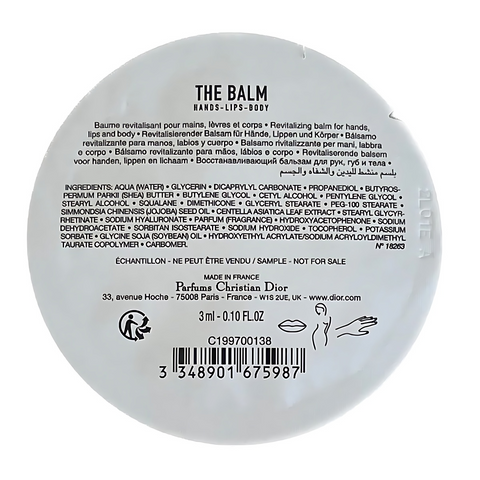 Kem Dưỡng Da Đa Năng Dior Le Baume 3ml - Dưỡng Ẩm, Phục Hồi Da, Thành Phần Thiên Nhiên, Jisoo BLACKPINK, Cha Eunwoo ASTRO