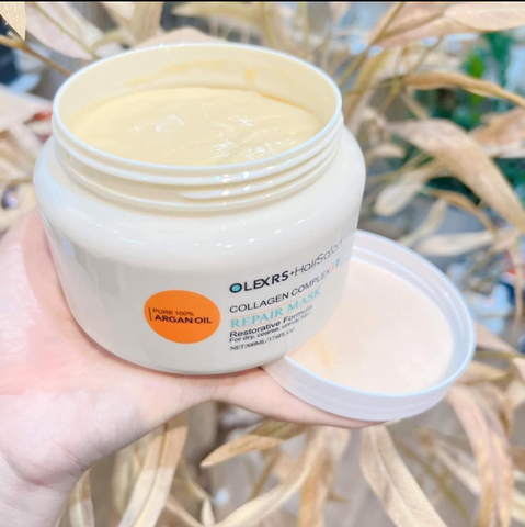 Kem Ủ Tóc Olexrs Collagen Anh 500ml - Sản Phẩm Phục Hồi Tóc Khô Xơ, Giúp Tóc Bóng Mượt và Chắc Khỏe