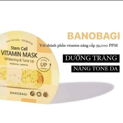 Combo Mặt Nạ Banobagi Dưỡng Sáng, Hỗ Trợ Nâng Cơ ( cam)